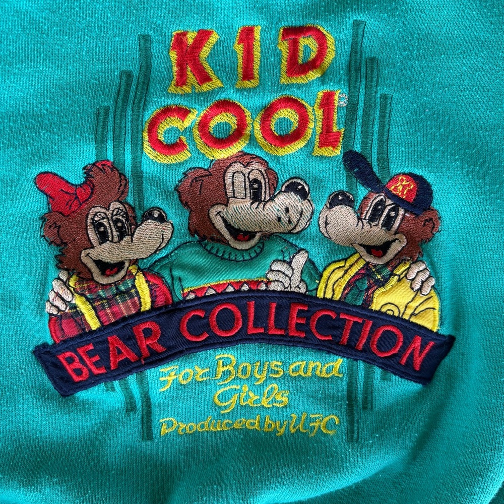 Cute vintage kids crewneck sweater, xs - Picture 3 of 5